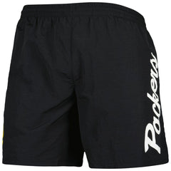 Green Bay Packers Team Essentials Nylon Shorts Black