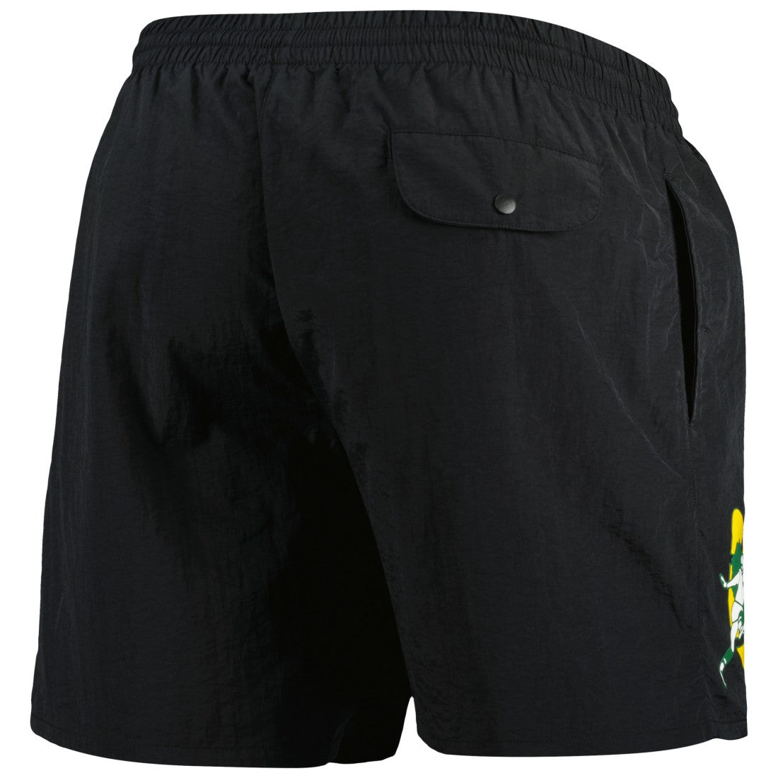 Green Bay Packers Team Essentials Nylon Shorts Black
