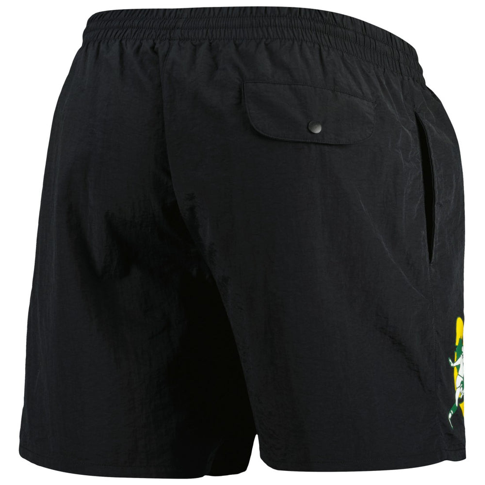 Green Bay Packers Team Essentials Nylon Shorts Black