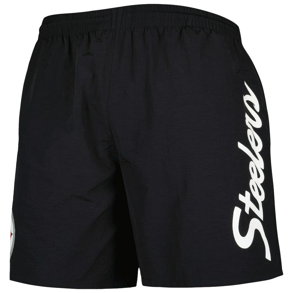 Pittsburgh Steelers Team Essentials Nylon Shorts Black