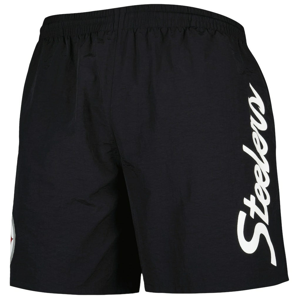 Pittsburgh Steelers Team Essentials Nylon Shorts Black