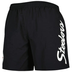 Pittsburgh Steelers Team Essentials Nylon Shorts Black
