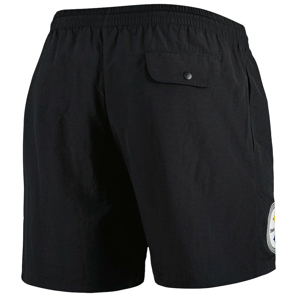 Pittsburgh Steelers Team Essentials Nylon Shorts Black