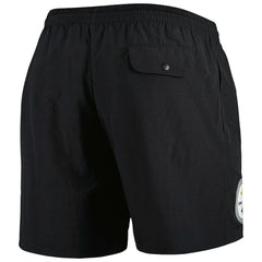 Pittsburgh Steelers Team Essentials Nylon Shorts Black