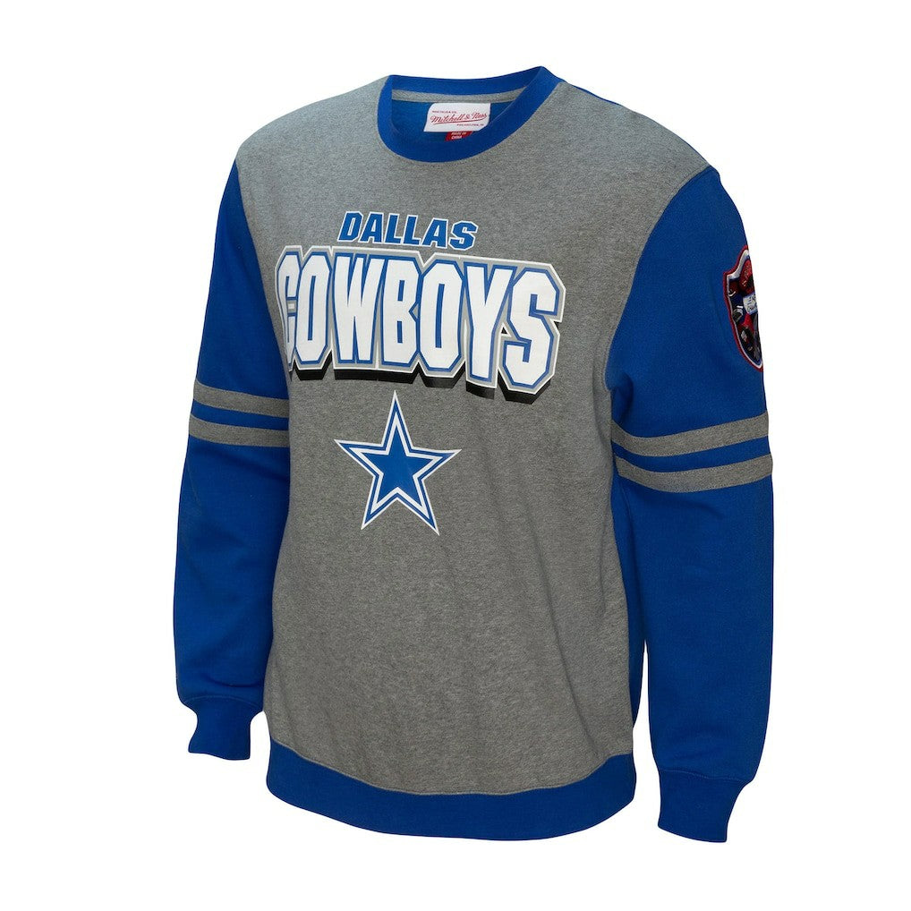 Dallas Cowboys All Over 2.0 Pullover Sweatshirt Royal