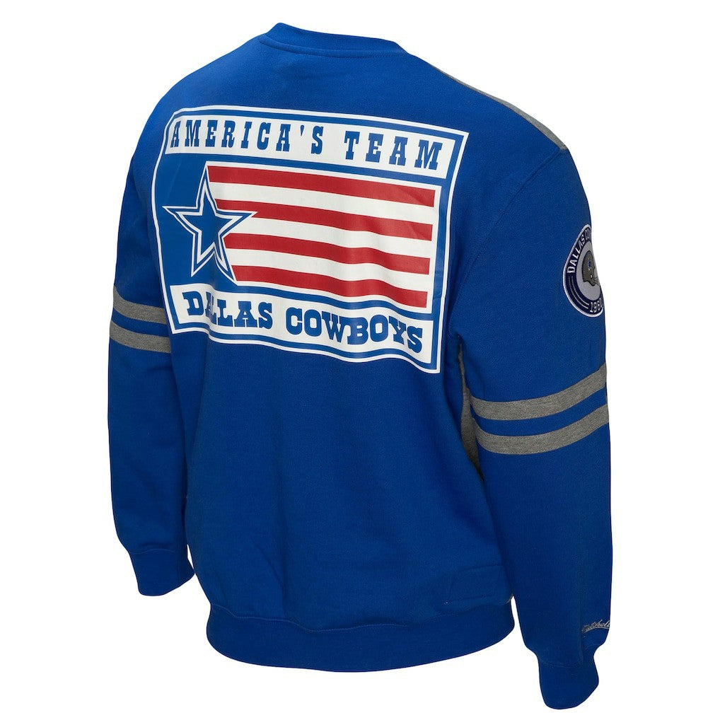 Dallas Cowboys All Over 2.0 Pullover Sweatshirt Royal