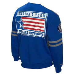 Dallas Cowboys All Over 2.0 Pullover Sweatshirt Royal