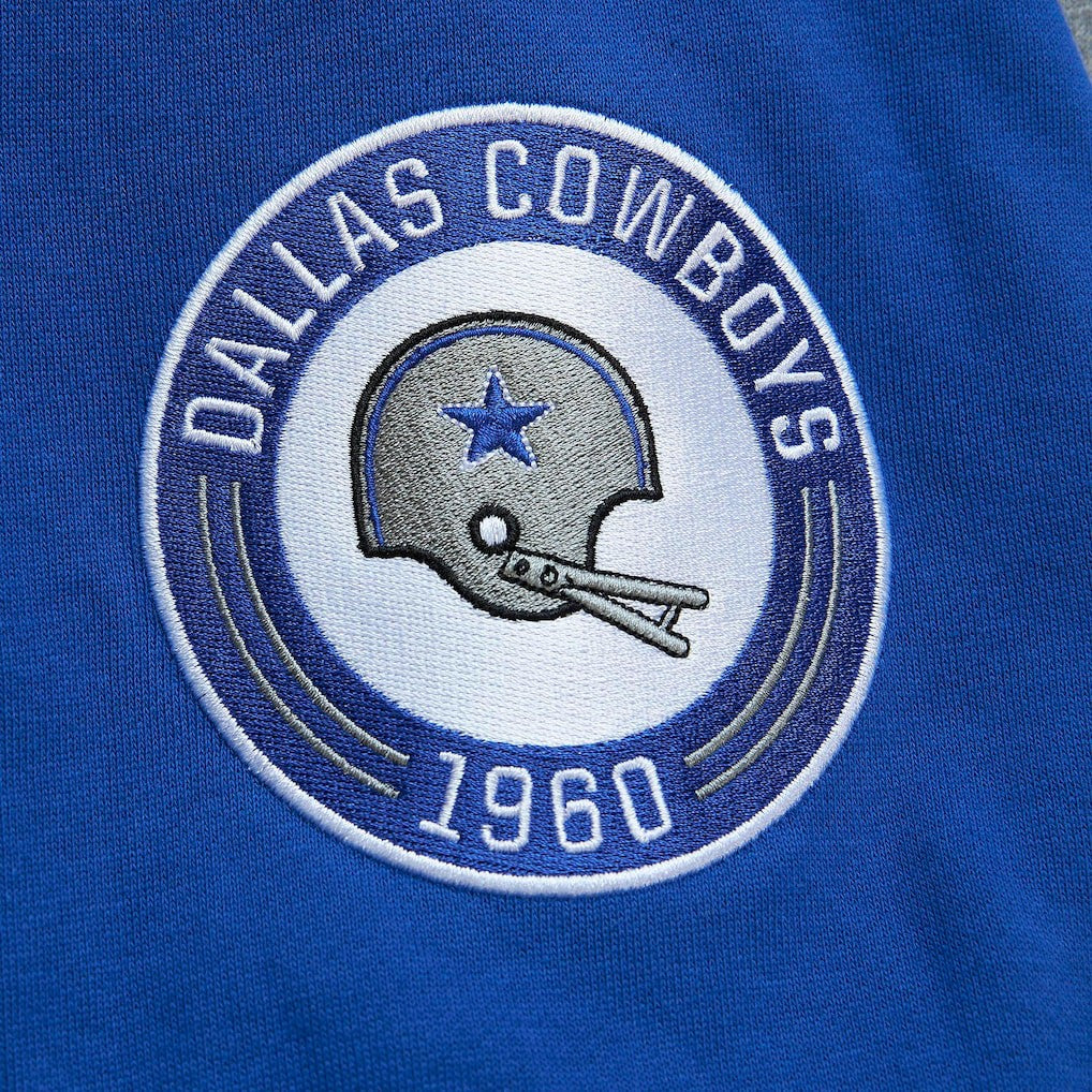 Dallas Cowboys All Over 2.0 Pullover Sweatshirt Royal
