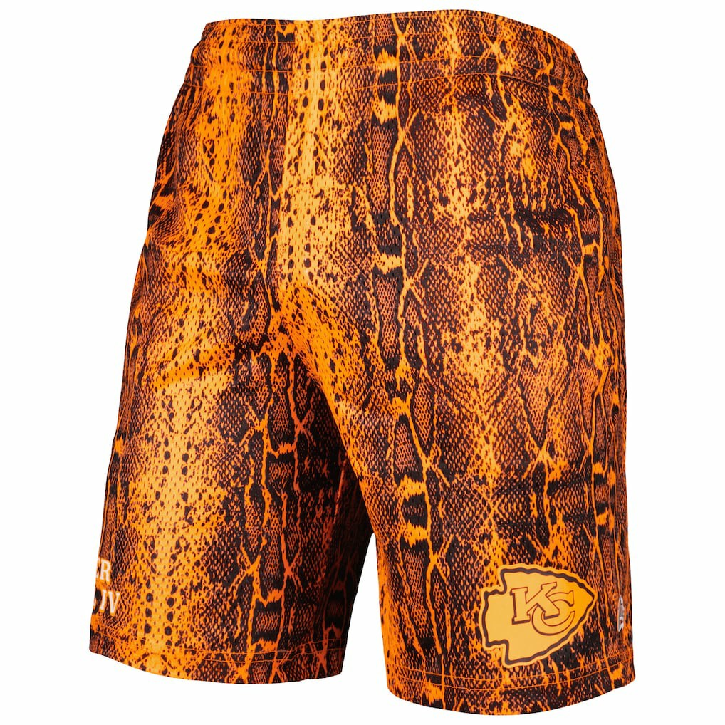 Kansas City Chiefs New Era Summer Pop Shorts Orange