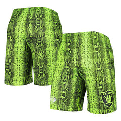 Las Vegas Raiders New Era Summer Pop Shorts Neon Green