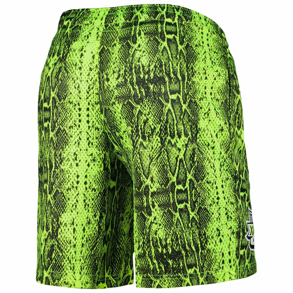 Los Angeles Rams New Era Summer Pop Shorts Neon Green