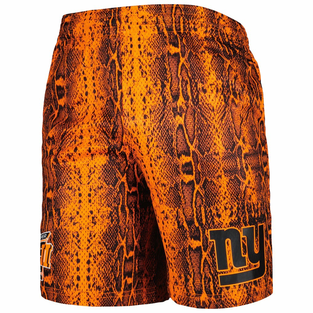 New York Giants New Era Summer Pop Shorts Orange