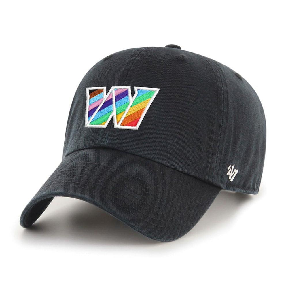 Washington Commanders '47 Logo Pride Clean Up Adjustable Hat Black