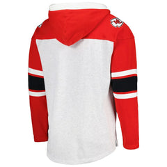 Kansas City Chiefs '47 Gridiron Lace-Up Pullover Hoodie Heather Gray