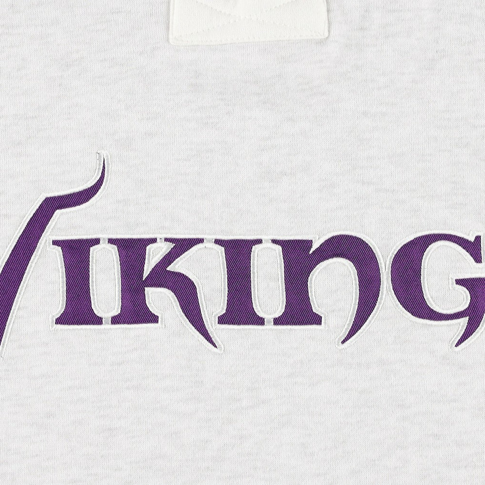 Minnesota Vikings '47 Gridiron Lace-Up Pullover Hoodie Heather Gray