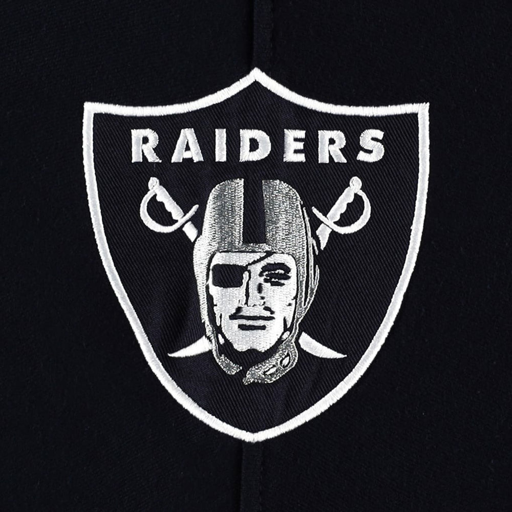 Las Vegas Raiders '47 Gridiron Lace-Up Pullover Hoodie Heather Gray
