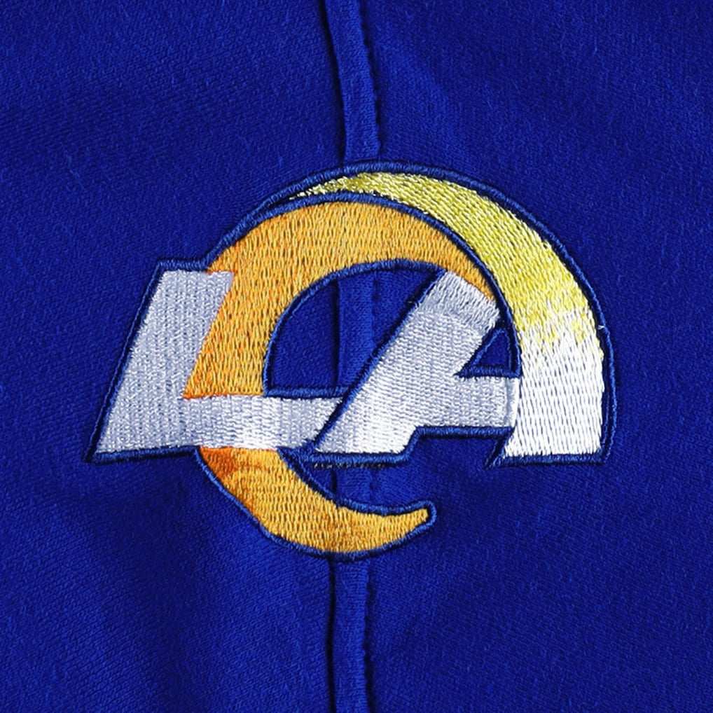 Los Angeles Rams '47 Gridiron Lace-Up Pullover Hoodie Heather Gray