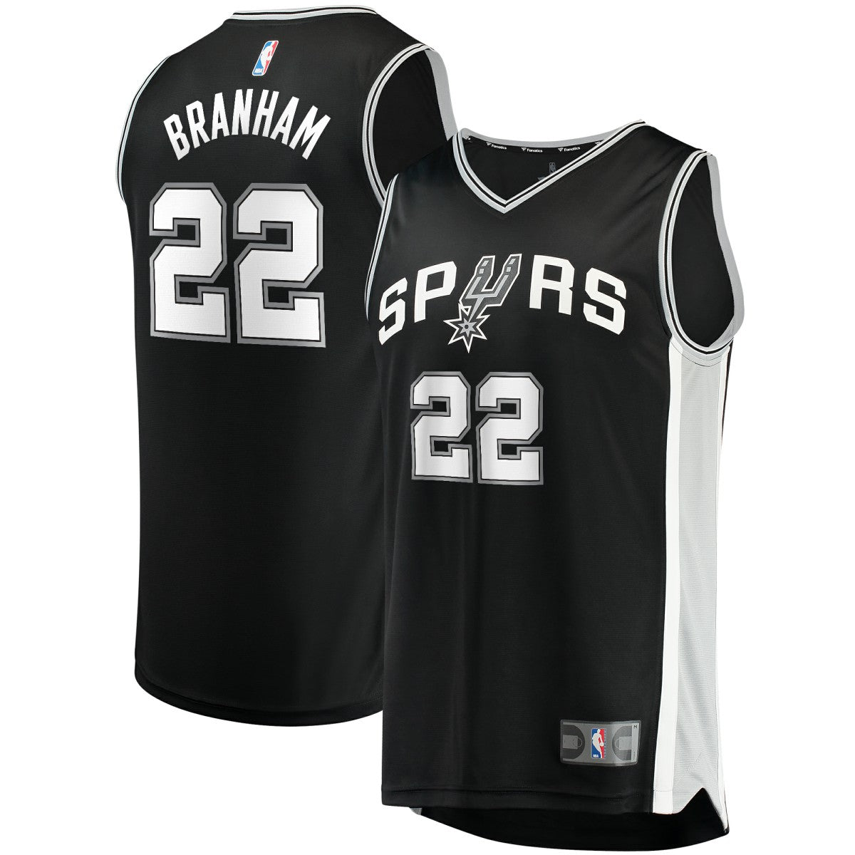Malaki Branham San Antonio Spurs Fast Break Replica Player Jersey Icon Edition Black