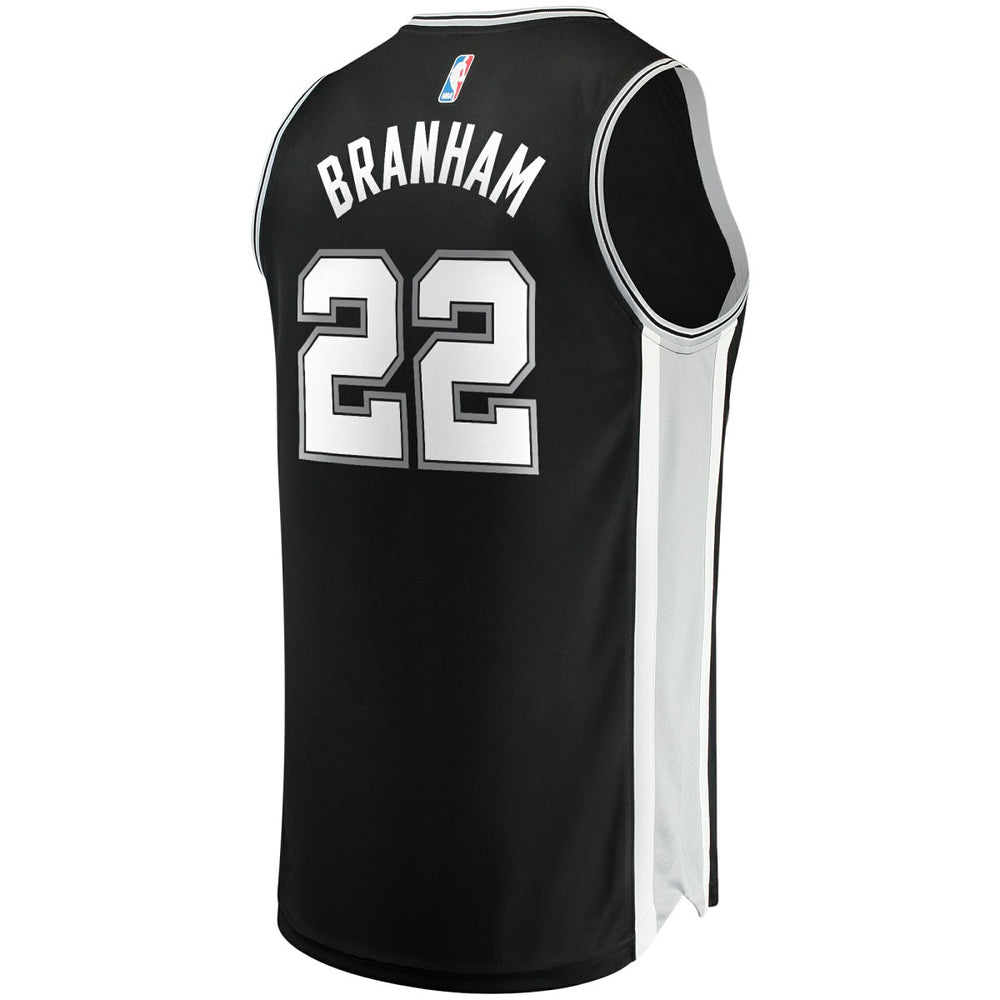 Malaki Branham San Antonio Spurs Fast Break Replica Player Jersey Icon Edition Black