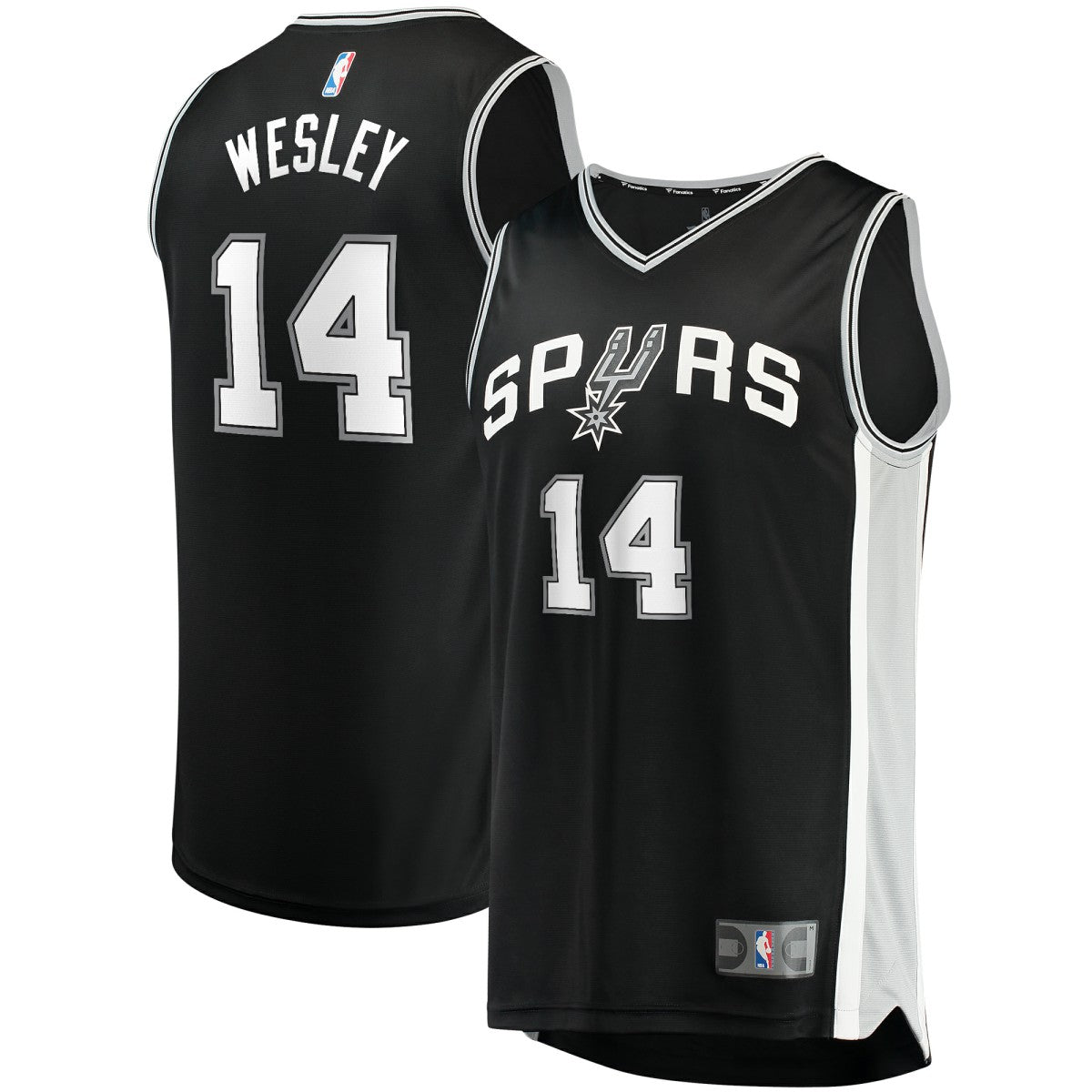 Blake Wesley San Antonio Spurs Fast Break Replica Player Jersey Icon Edition Black