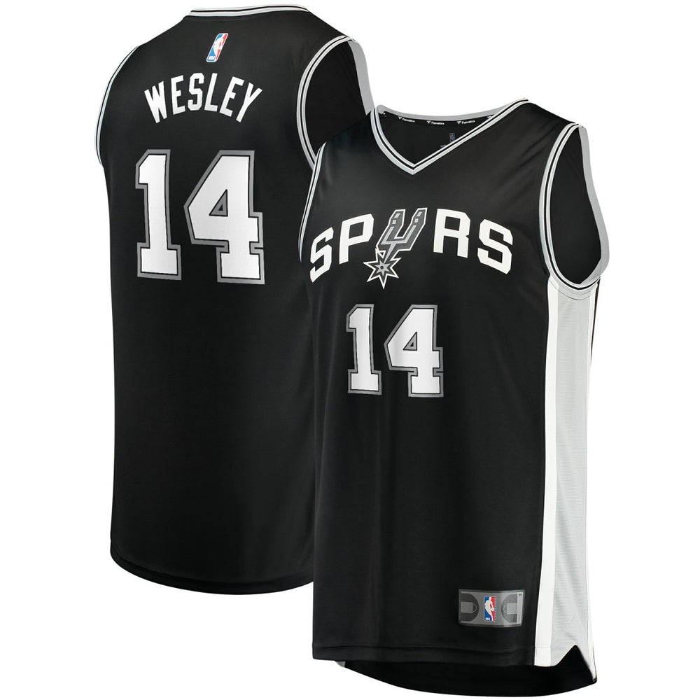 Blake Wesley San Antonio Spurs Fast Break Replica Player Jersey Icon Edition Black