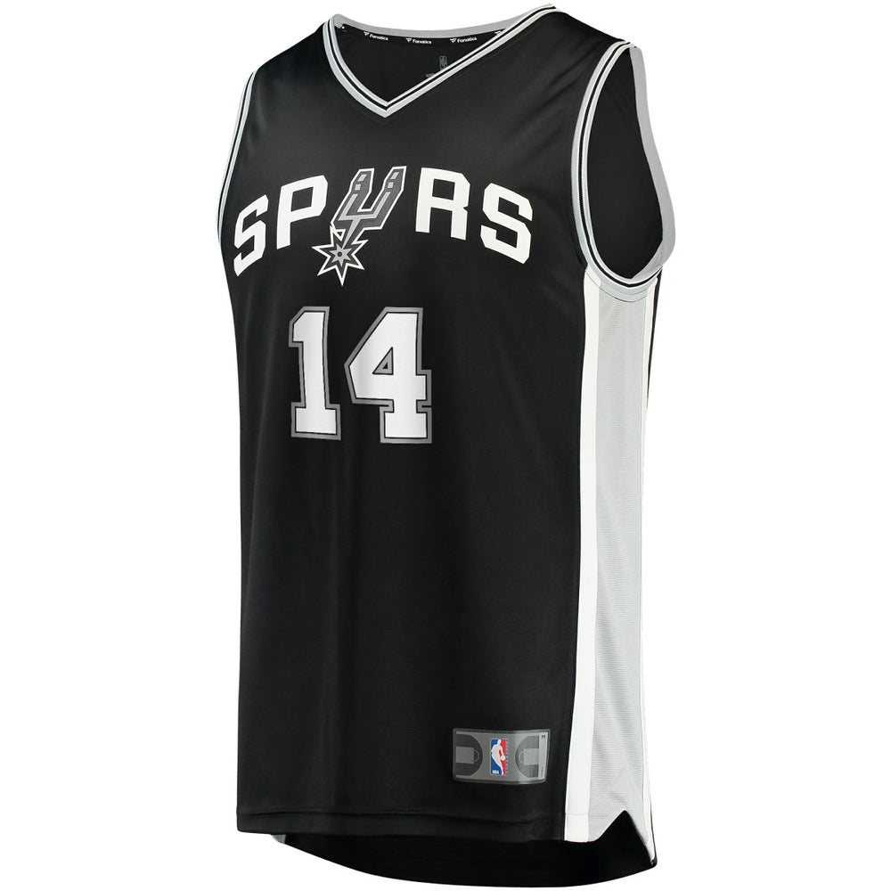 Blake Wesley San Antonio Spurs Fast Break Replica Player Jersey Icon Edition Black