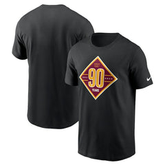 Washington Commanders 90th Anniversary T-Shirt Black