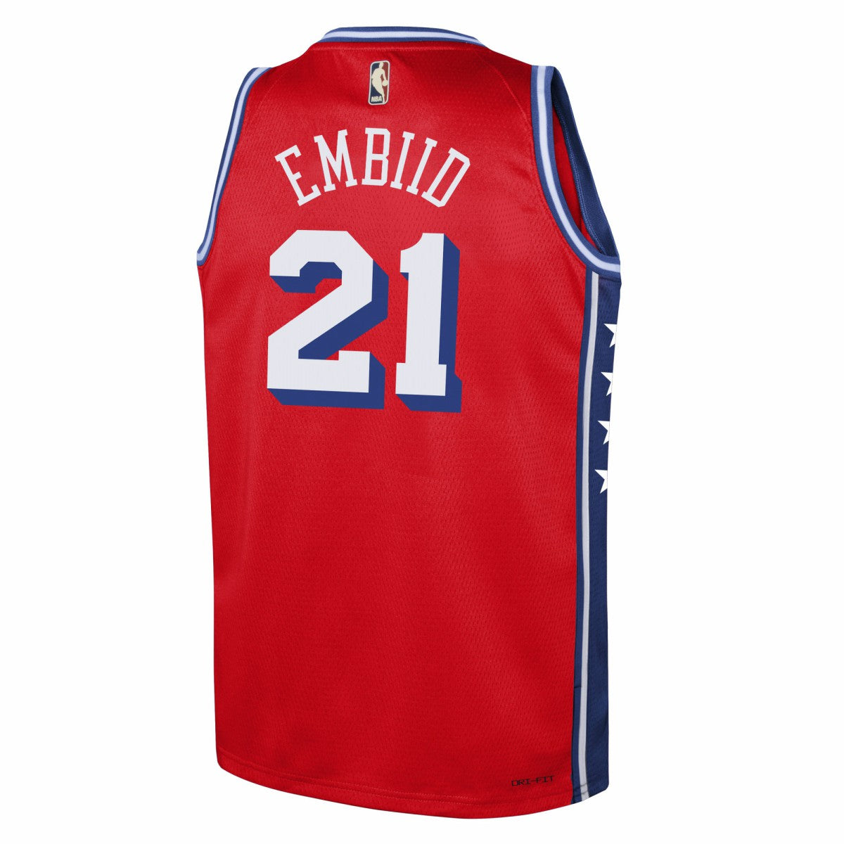 Joel Embiid Philadelphia 76ers Jordan Brand Youth Swingman Jersey Statement Edition Red