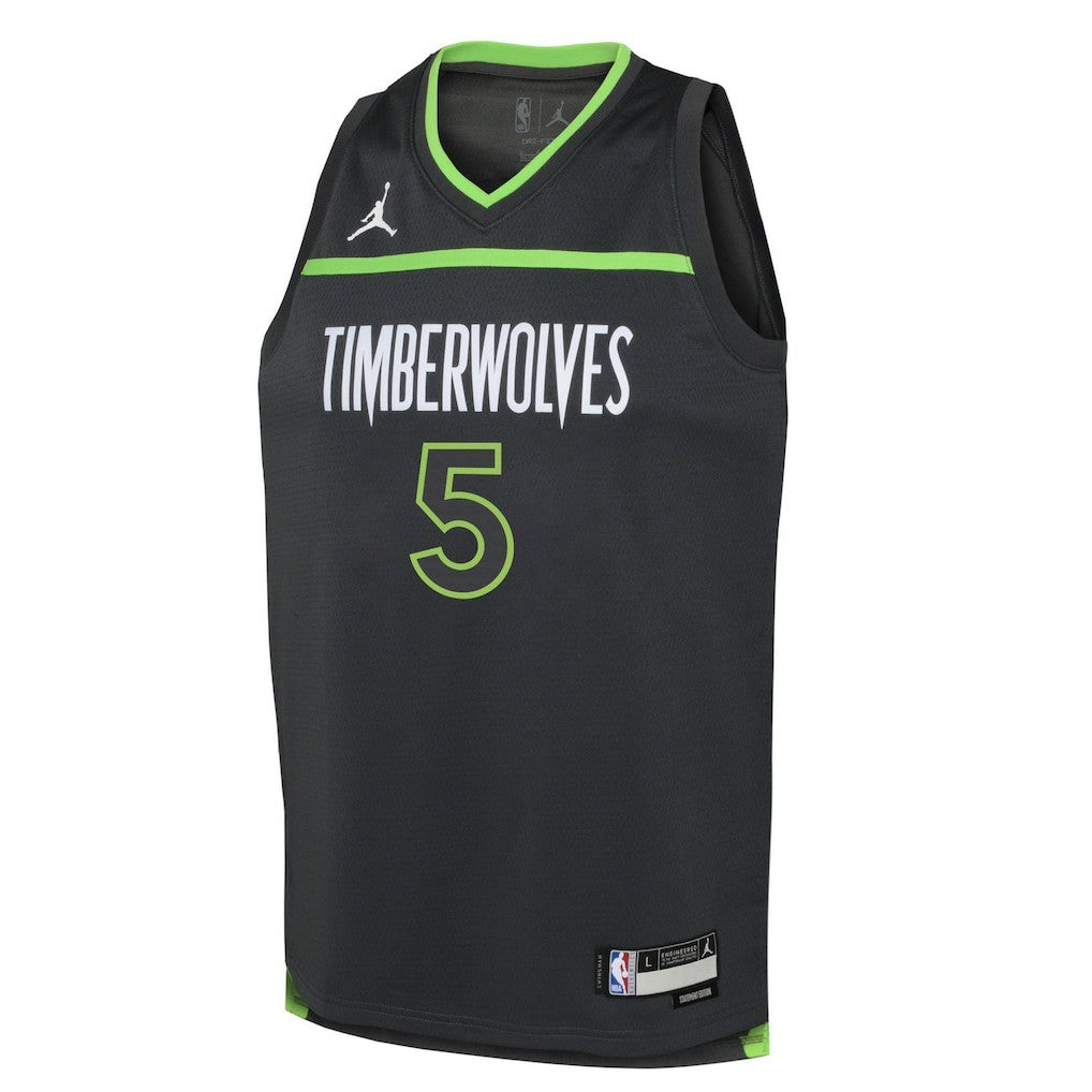 Anthony Edwards Minnesota Timberwolves Jordan Brand Youth Swingman Jersey Statement Edition Black