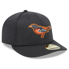 Baltimore Orioles New Era 2023 Clubhouse Low Profile 59FIFTY Fitted Hat - Black Hats