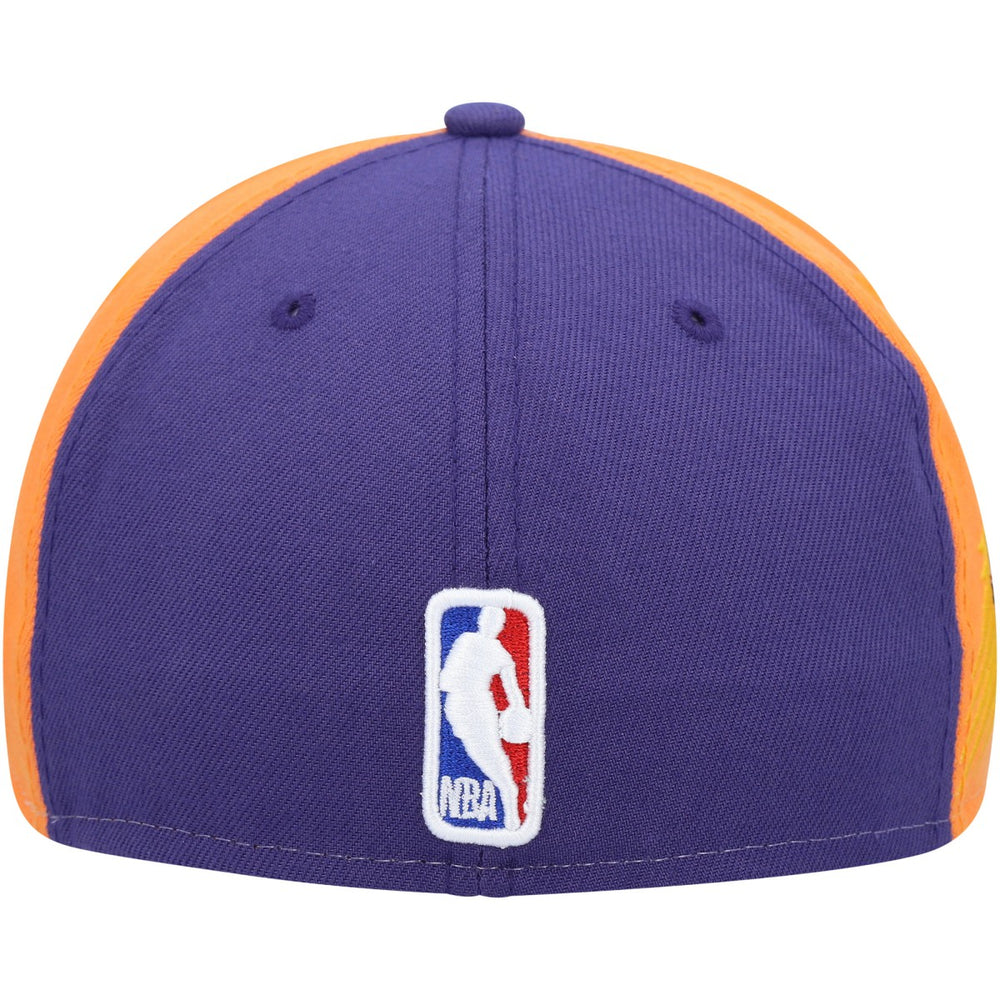 Phoenix Suns Back Half 9FIFTY Fitted Hat White/Purple