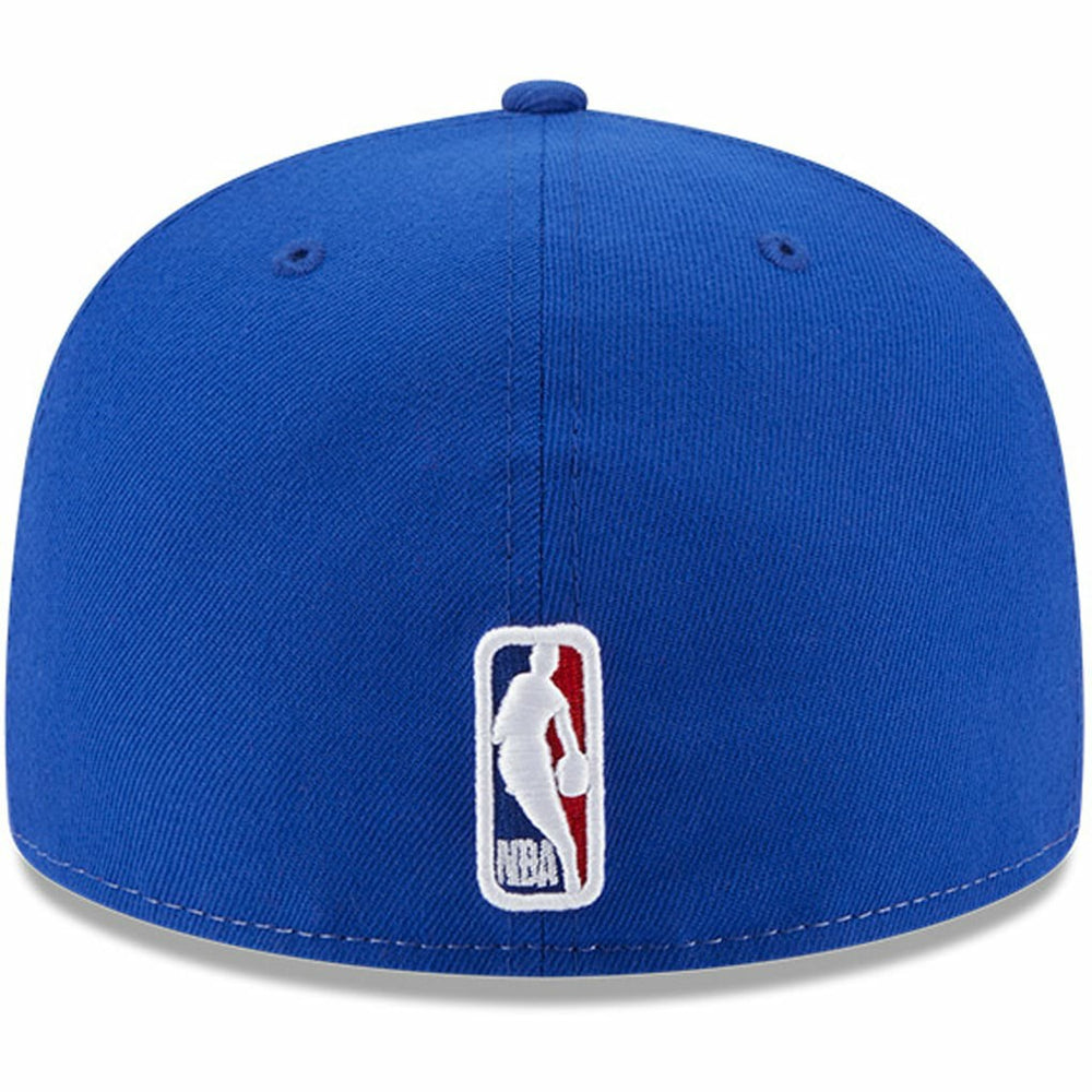 Philadelphia 76ers Back Half 9FIFTY Fitted Hat White/Royal