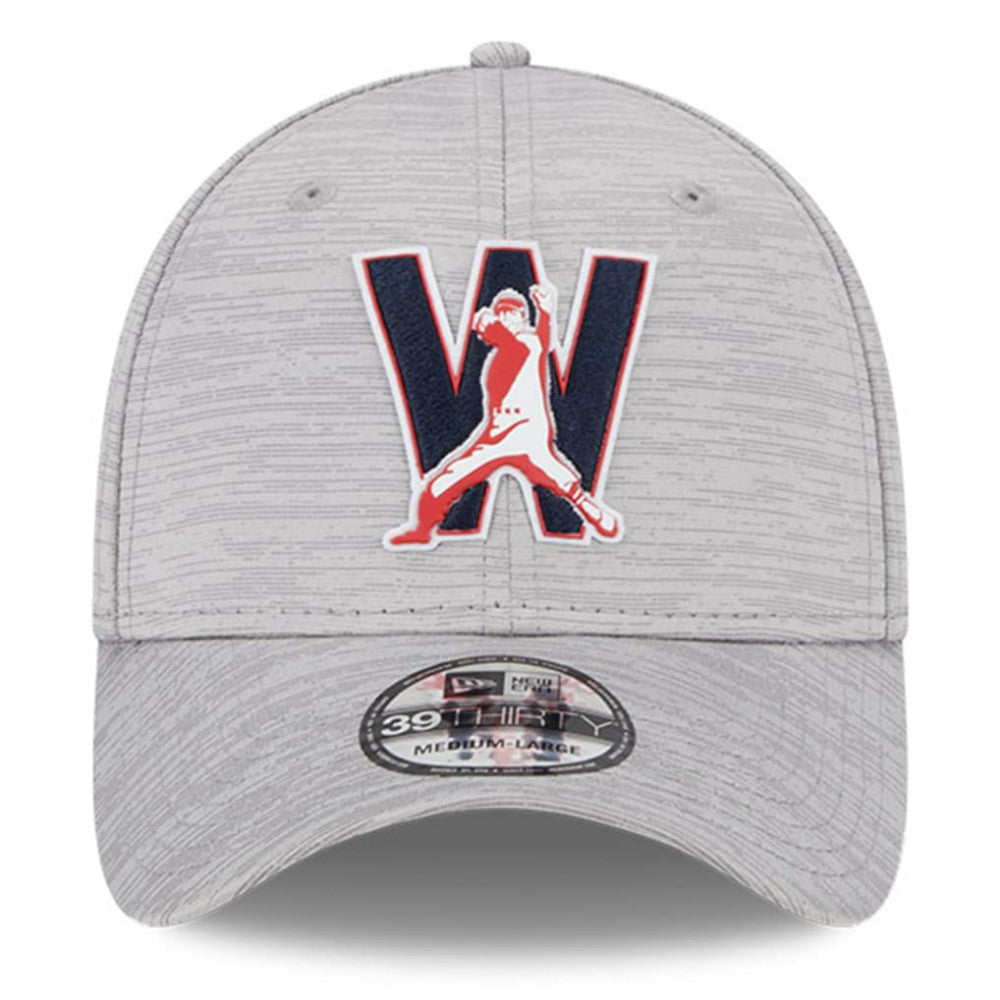 Washington Nationals New Era 2023 Clubhouse 39THIRTY Flex Hat - Gray Hats