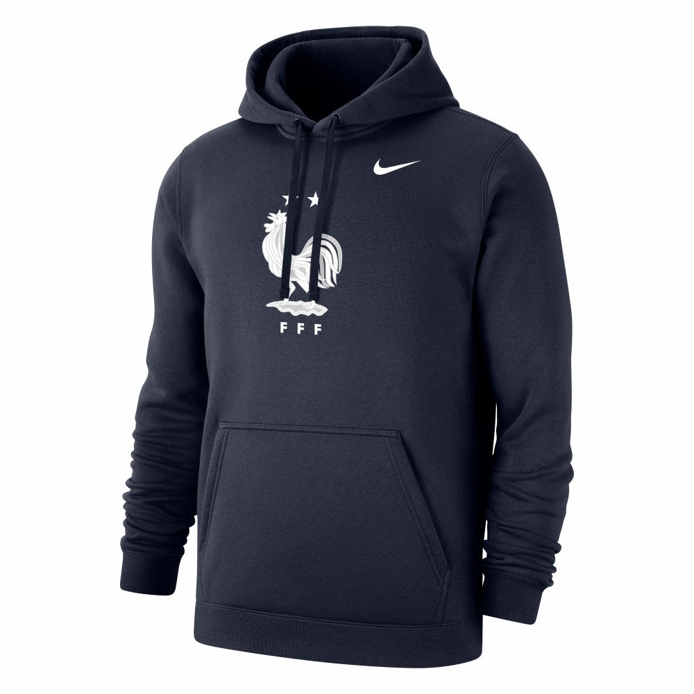 France National Team Club Primary Pullover Hoodie Navy