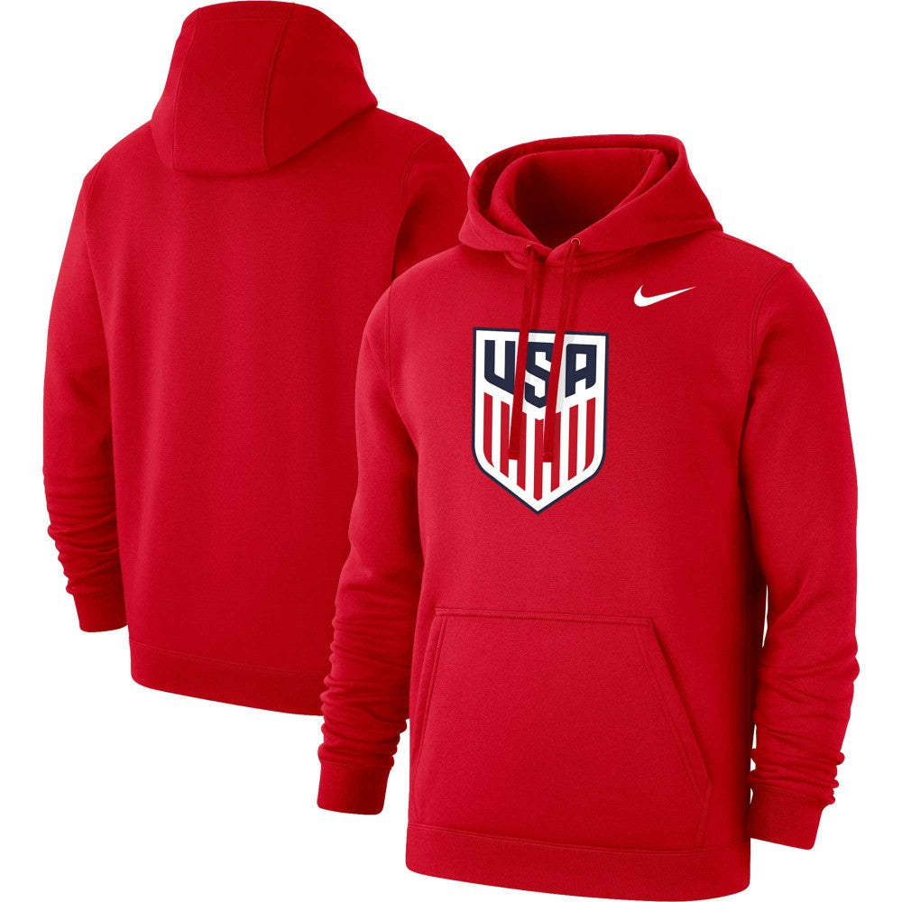 USMNT Club Primary Pullover Hoodie Red