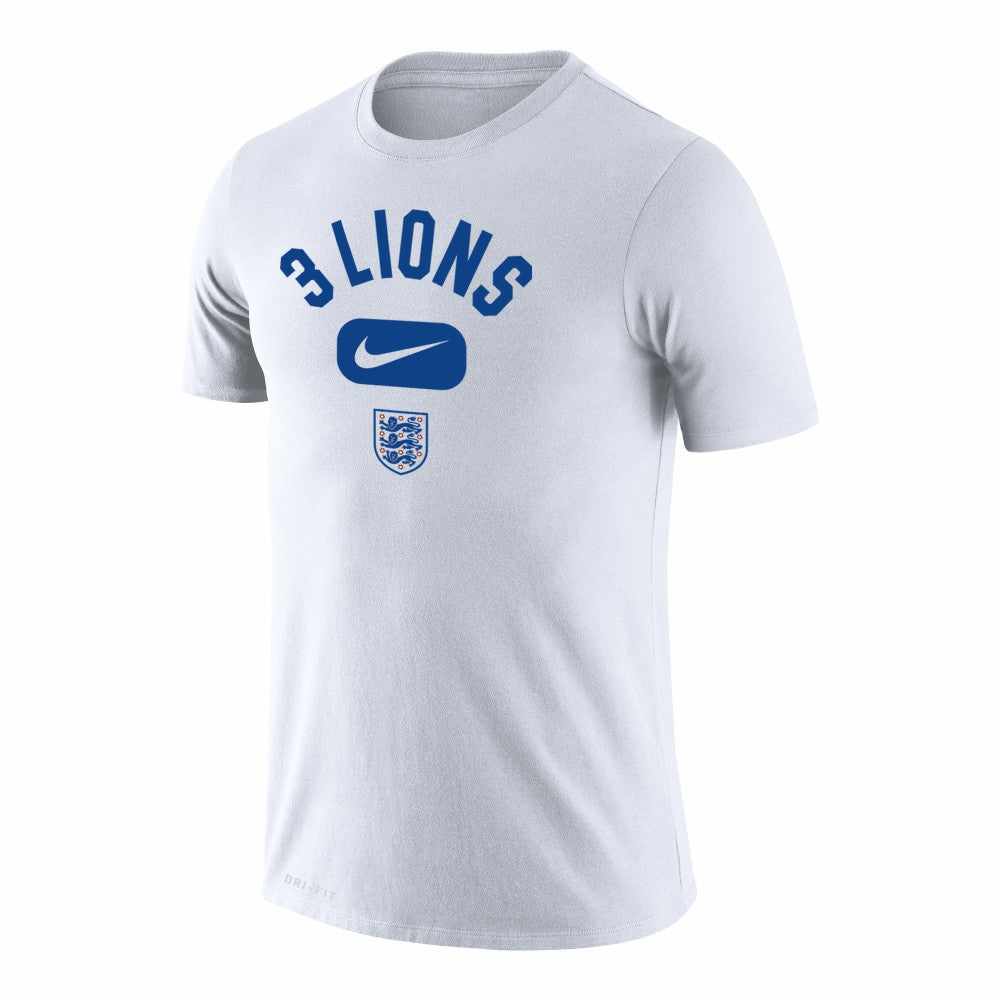 England National Team Lockup Legend Performance T-Shirt White