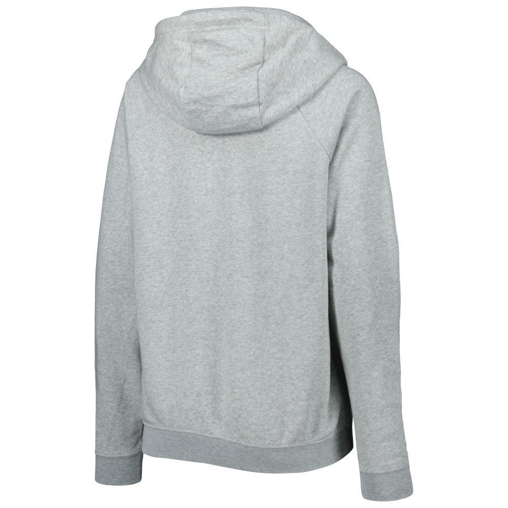 England National Team Women's Lockup Varsity Fleece Raglan Pullover Hoodie Heather Gray sale