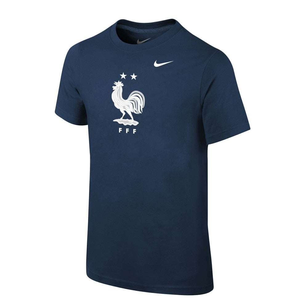 France National Team Youth Core Team T-Shirt Navy