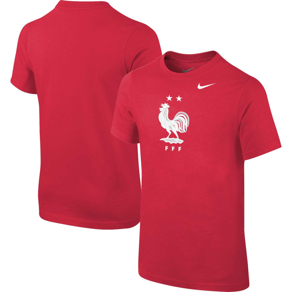 France National Team Youth Core Team T-Shirt Red