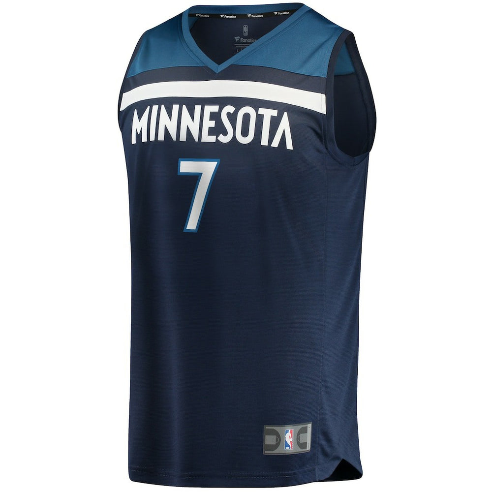 Wendell Moore Jr. Minnesota Timberwolves 2022 NBA Draft First Round Pick Fast Break Replica Player Jersey Icon Edition Navy
