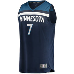Wendell Moore Jr. Minnesota Timberwolves 2022 NBA Draft First Round Pick Fast Break Replica Player Jersey Icon Edition Navy