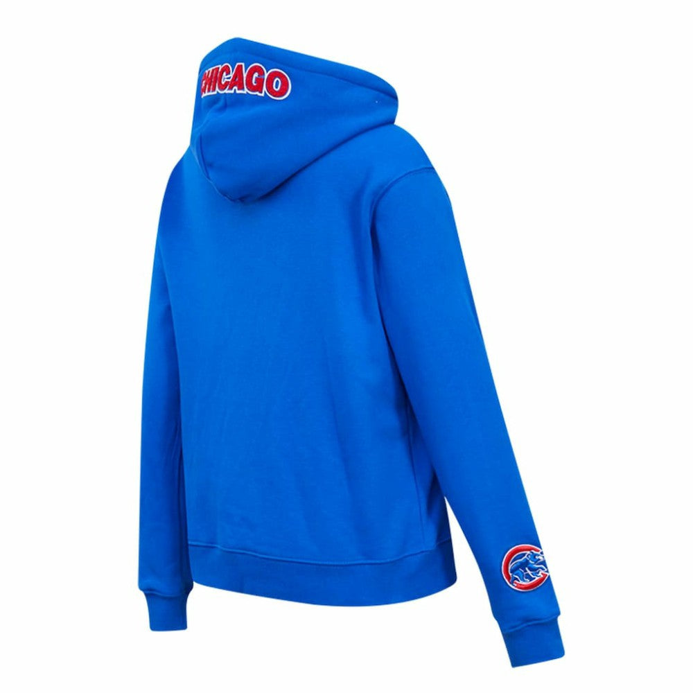 Chicago Cubs Pro Standard Women's Classic Fleece Pullover Hoodie - Royal Hoodies