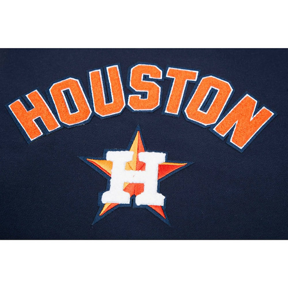 Houston Astros Pro Standard Women's Classic Fleece Pullover Hoodie - Navy Hoodies