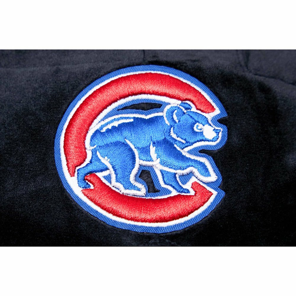 Chicago Cubs Pro Standard Women's Classic Velour Lounge Shorts - Black Shorts