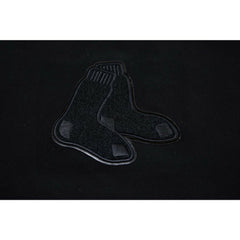 Boston Red Sox Pro Standard Women's Triple Black Cropped Pullover Hoodie Hoodies