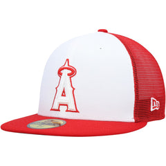 Los Angeles Angels New Era 2023 On-Field Batting Practice 59FIFTY Fitted Hat - White/Red Hats