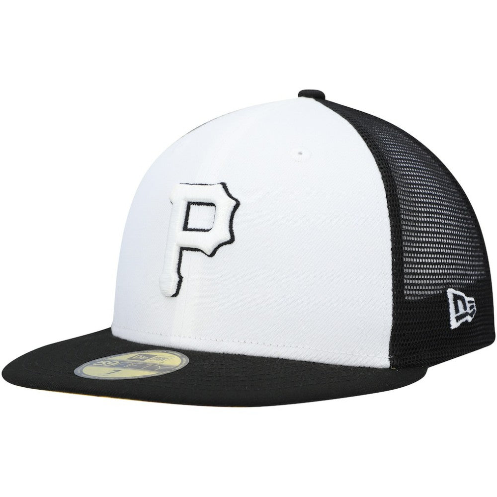 Pittsburgh Pirates New Era 2023 On-Field Batting Practice 59FIFTY Fitted Hat - White/Black Hats