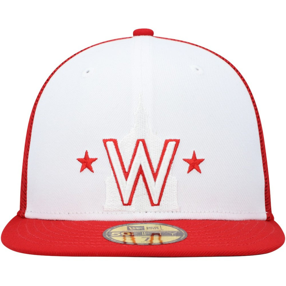 Washington Nationals New Era 2023 On-Field Batting Practice 59FIFTY Fitted Hat - White/Red Hats