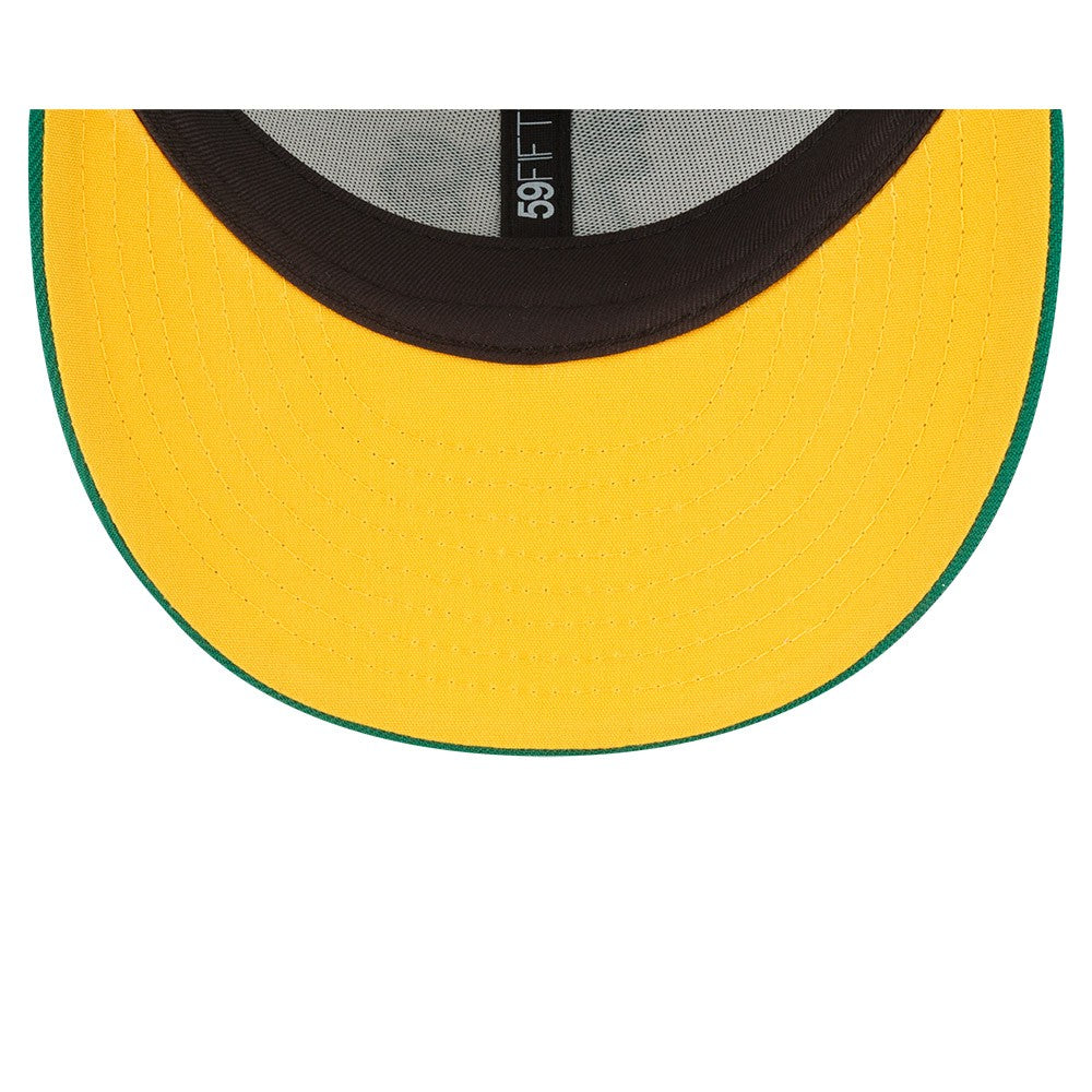 Athletics New Era 2023 On-Field Batting Practice Low Profile 59FIFTY Fitted Hat - White/Green Hats