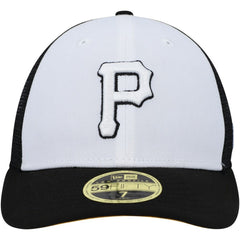 Pittsburgh Pirates New Era 2023 On-Field Batting Practice Low Profile 59FIFTY Fitted Hat - White/Black Hats